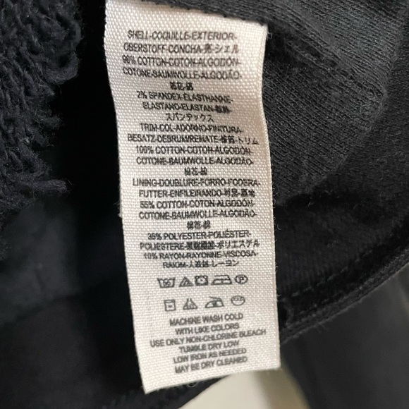 free people Drape Front Coated Moto Jean Jacket in Black Combo - 2 - Picture 5 of 13